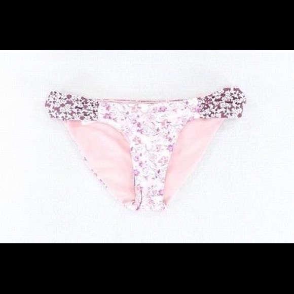 NWT Lucky Brand Pink Reversible Swimwear Bottoms - Picture 1 of 2